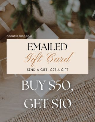 Buy $50 Gift Card, Get $10 Gift Card Free