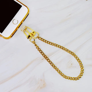 Gold Chain Phone Wristlet